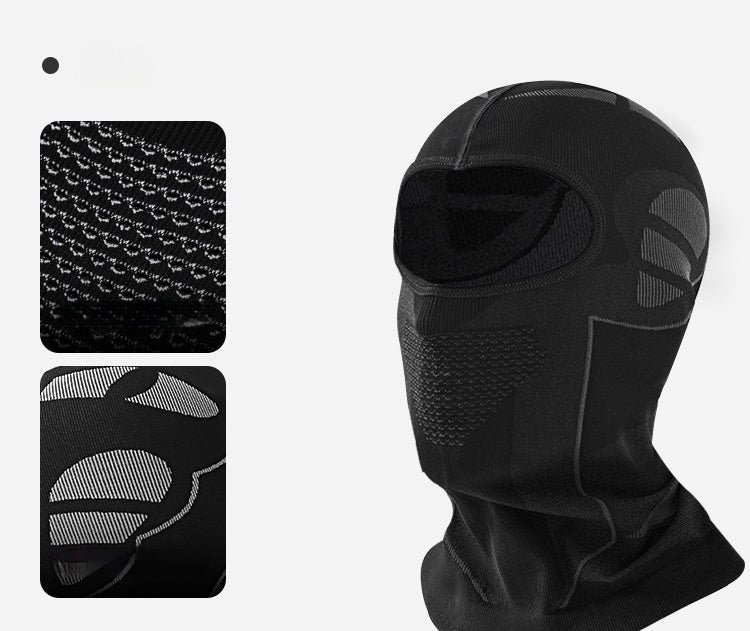 Cyclisme Ski Thermique Balaclava Moto Windproof Masque Visage Électrique Linge de casque