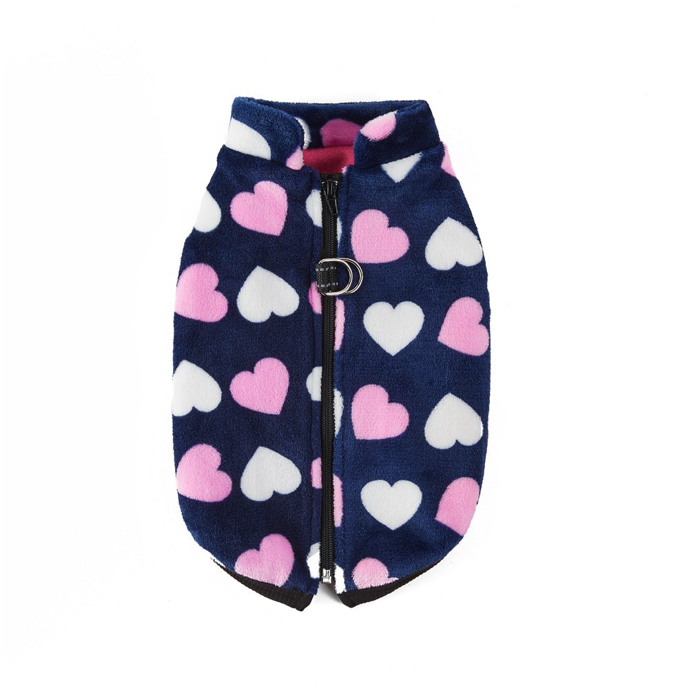 Zipper en manteau animal Flannel Plus Velvet épais