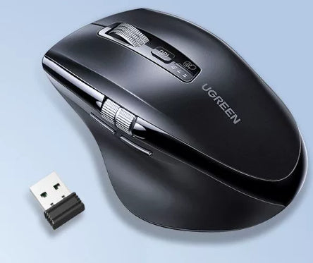 Lampe de poche sans fil Bluetooth Mute Taille Dual-mode Ergonomic Laptop Office Mouse