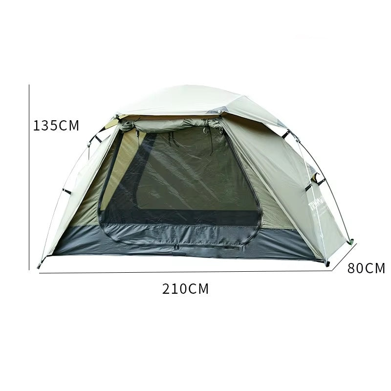Tente de camping portable simple personne