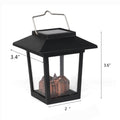 Décoration extérieure rétro Lampe de suspension électronique Jardin Courtyard LED Bougie portable Sola