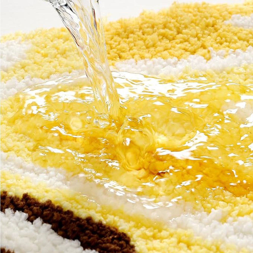 Tapis de bain aux fruits citrons