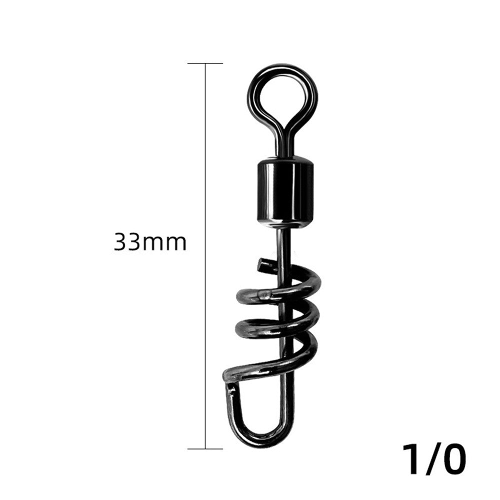 Connecteur pivotant pratique en acier inoxydable 8-forme anneau