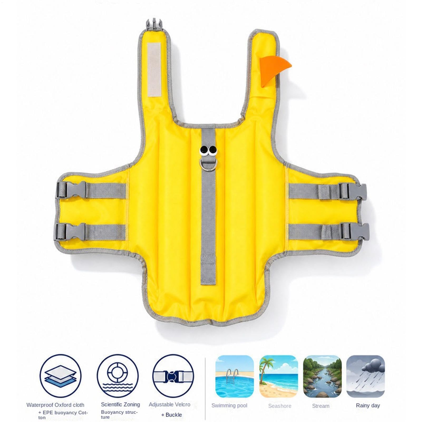 Veste de vie de chien - Veste de vie de chien mignon pour la natation nautique avec haute flottabilité et sauvetage Ha