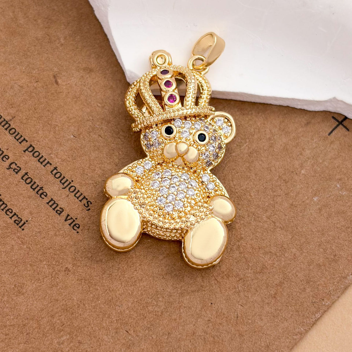 Pendentif et accessoires pour bijoux pour petits ours mignons