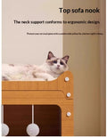 Cat Scratch Board Cat Nest Intégré Wear-résistant Pas de pellicule