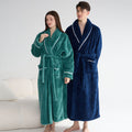 Automne et hiver épais robe de nuit style couple