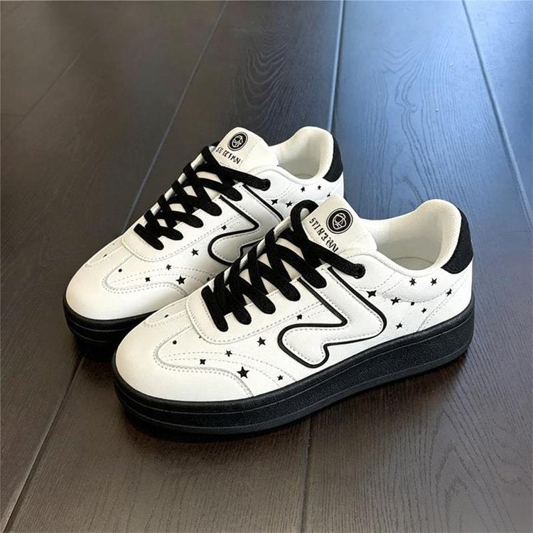 Vintage Star Blanc Sneakers pour les femmes