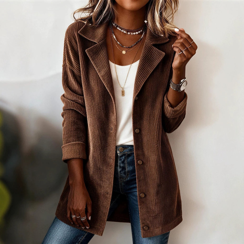 Femmes Mode Casual TopCoat
