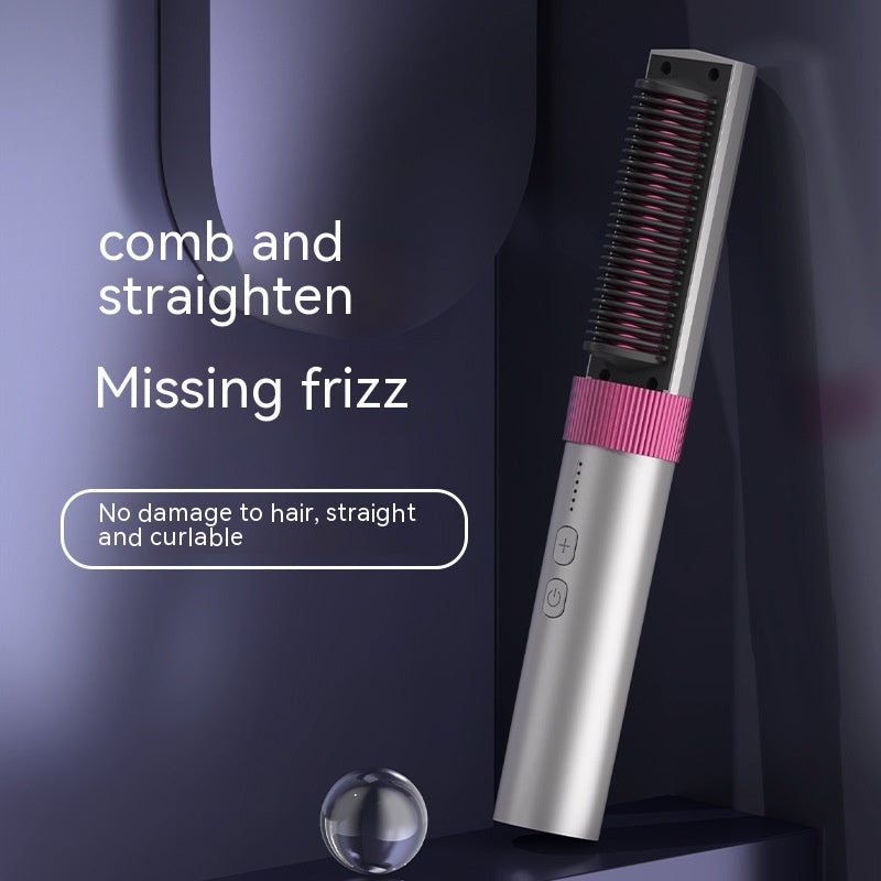 Charging Portable Wireless Straight Comb Anion ne nuit pas aux cheveux