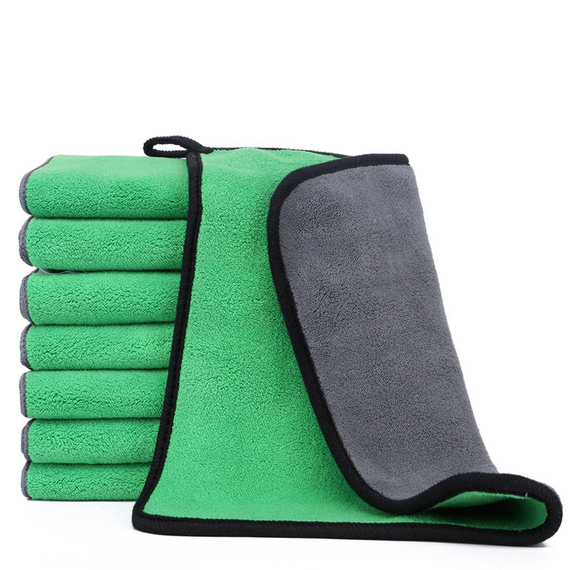 Linge de toilette deux couleurs double côté de nettoyage