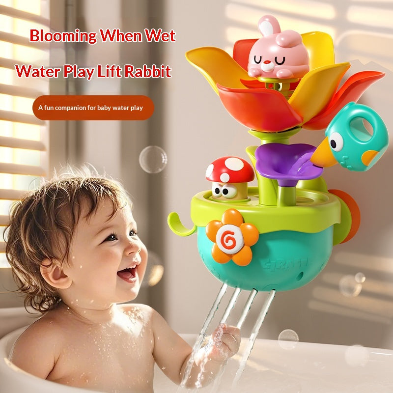 Jouet de douche de bain de bébé Sprinkler d'eau sûre pour les enfants Baignoire Playtime