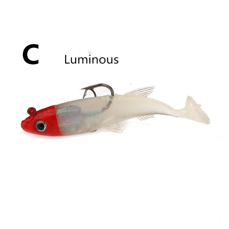 Paquet 8CM 14g Cinq couleurs en option Paquet Plomb Poisson