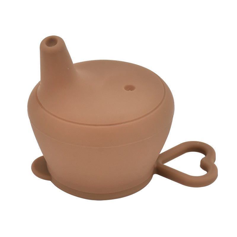 Baby Silicone Cup Lid Splash-proof Cover Fooding Cup Lid est libre de BPA