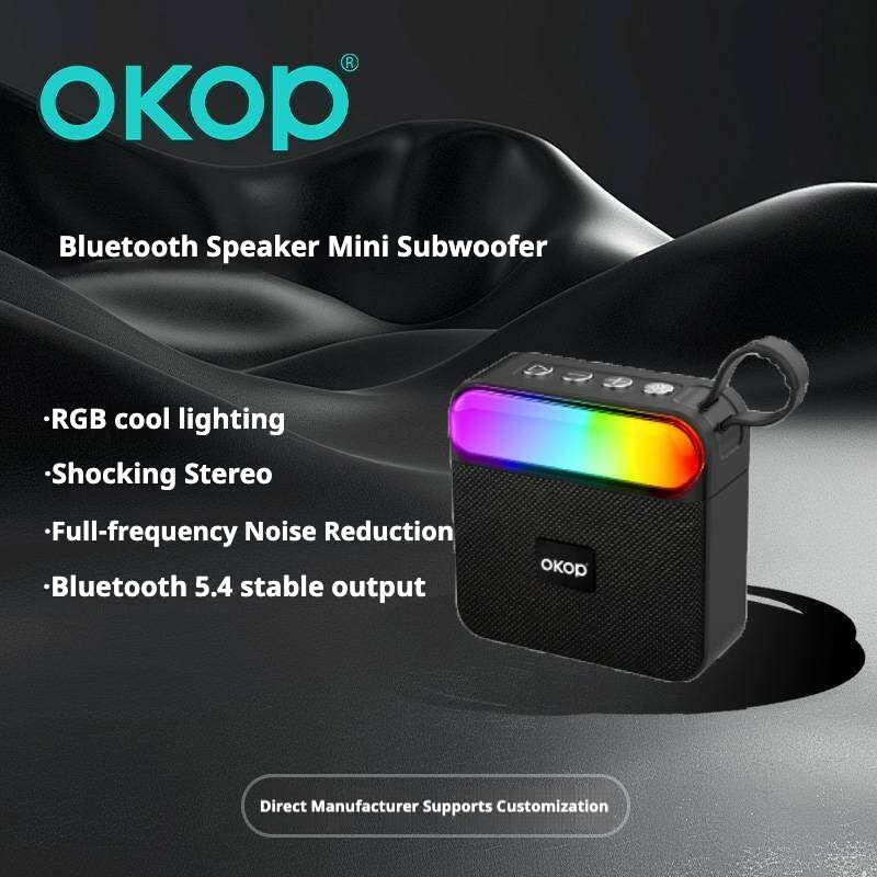 KP-598 Haut-parleur Bluetooth sans fil le plus vendu Compact et portable avec éclairage RGB