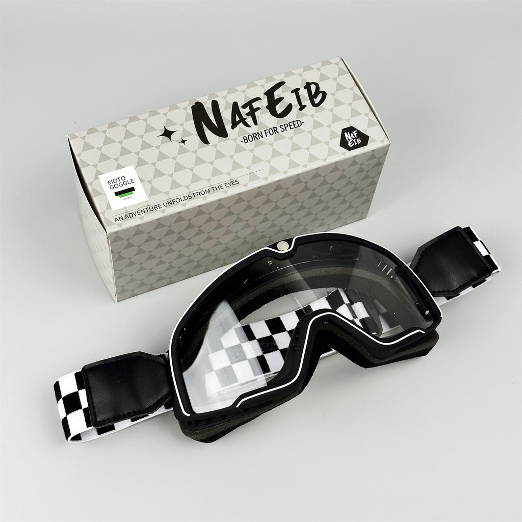 Retro-style DEUS Motorcycle Helmet Gloves