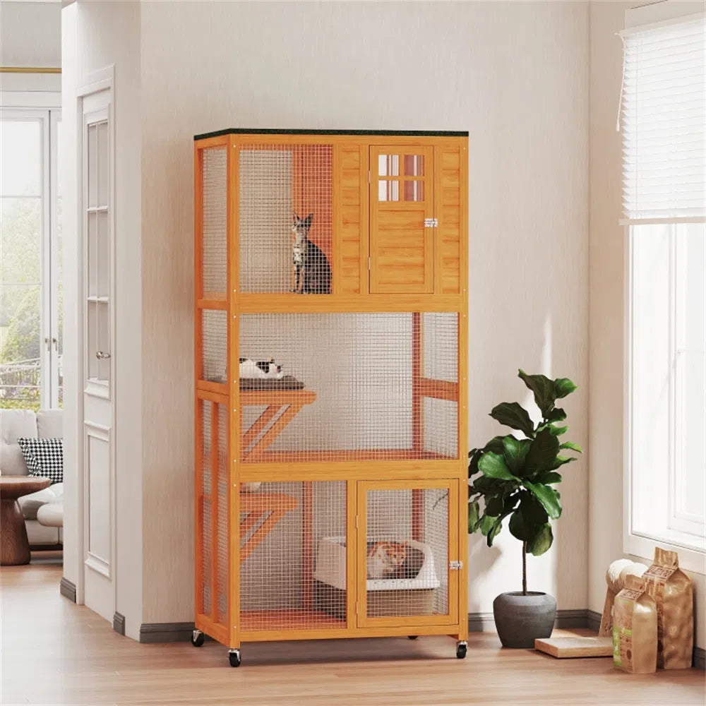 Étables pour animaux de compagnie/Tour d'escalade/Maison de chat