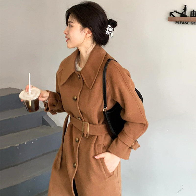 Manteau de laine à double face pour un véhicule élégant