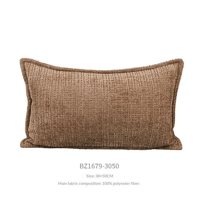Oreiller moderne au milieu du siècle pour le salon Sofaelegant Brown et café-coloré D