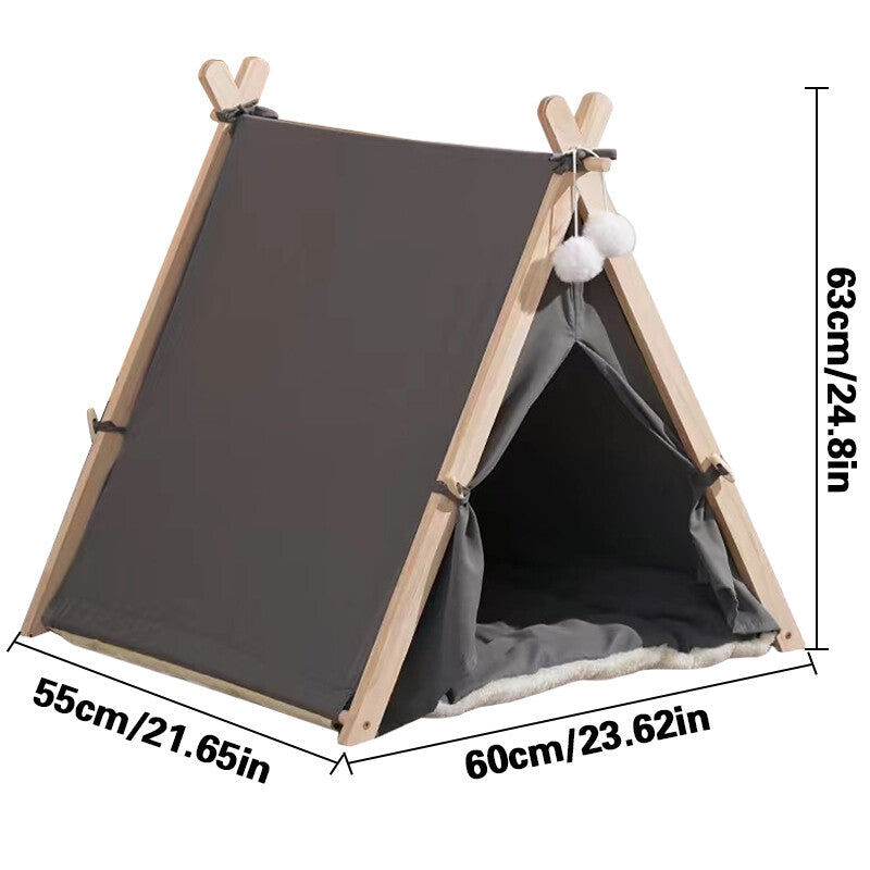 Grand chat lit de teepee Dog&Puppy&Cat&Kitten Igloo Jouer Tent Tipi House Cushion Mat