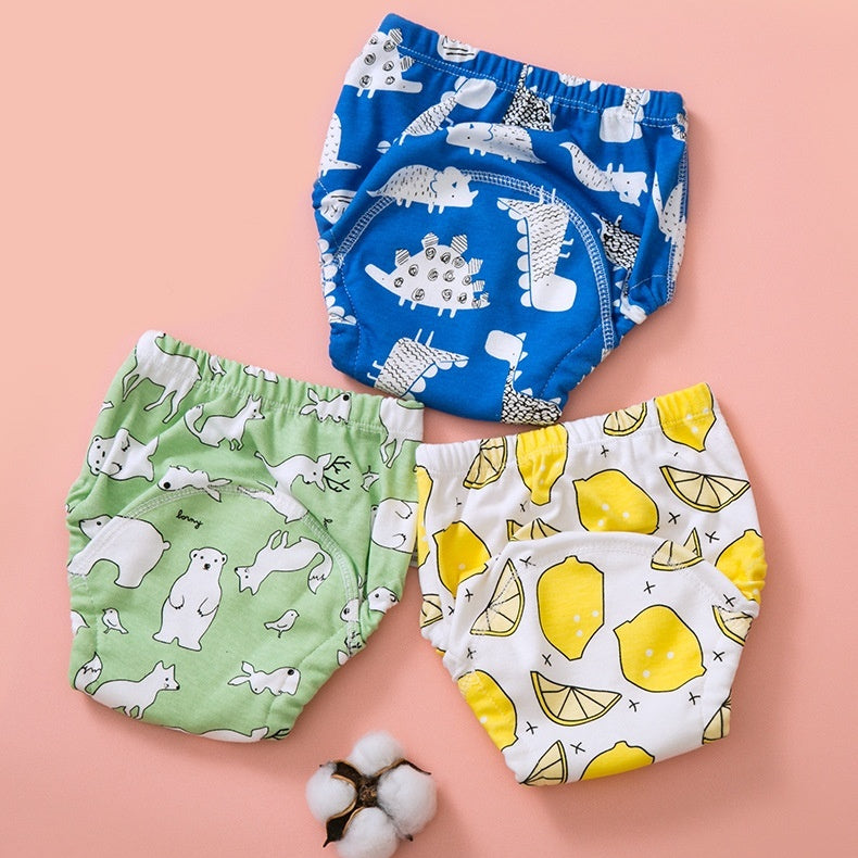 Pantalons d'entraînement de toilette bébé Pure coton imperméable Couche lavable