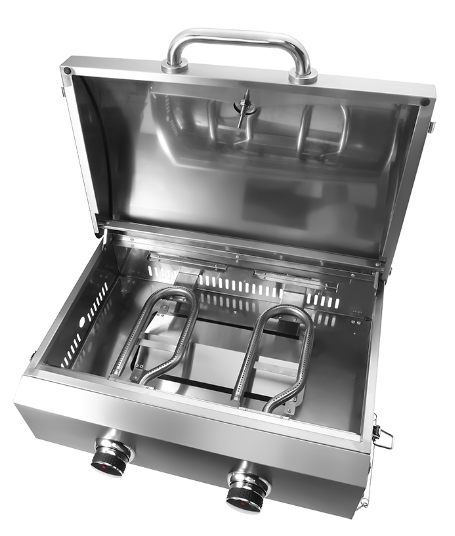 Grille extérieure portable en acier inoxydable