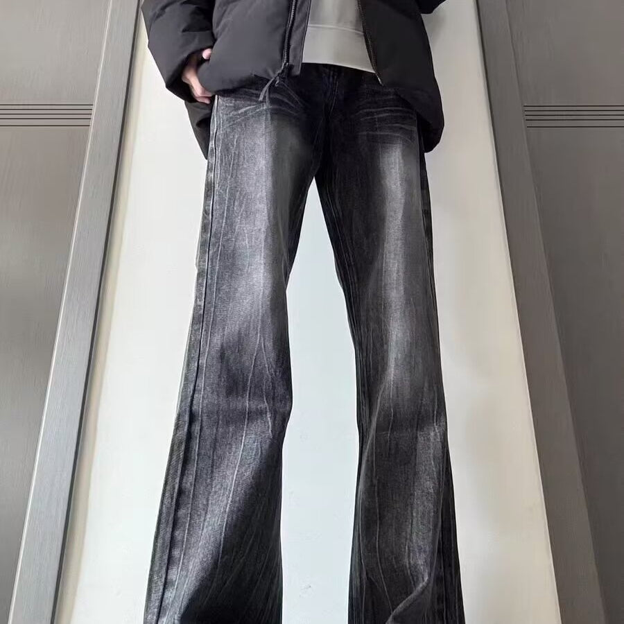 Pantalon casual à jambe droite pour hommes