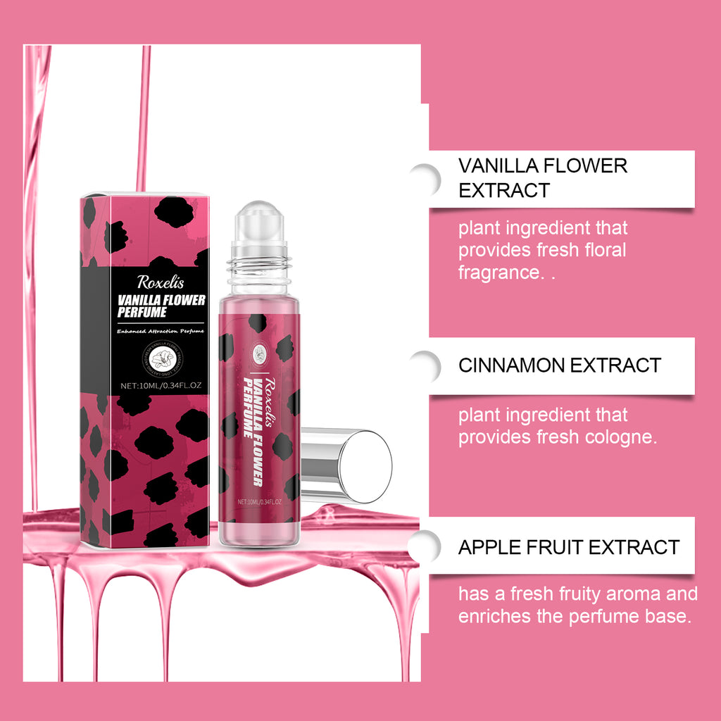 La fleur de vanille roule sur parfum
