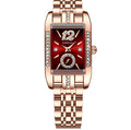 Simple square stainless steel fashion watch