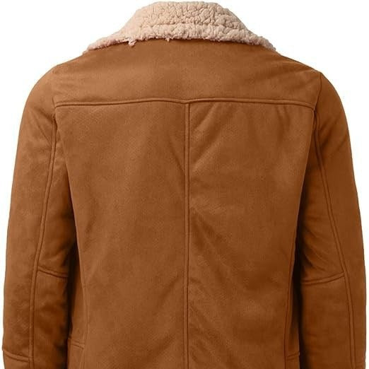 Veste rembourrée intégrée en fourrure pour homme de mode