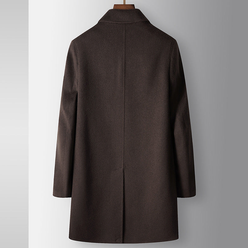 Men's Coat Automne et hiver Demi-longueur Détachement Goose Blanche Descente Inner Youth High-end B