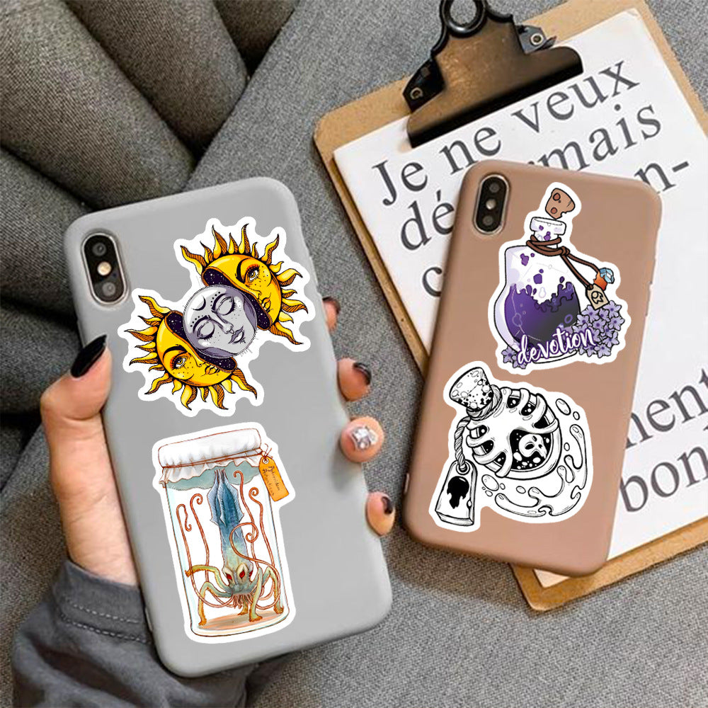Stickers Imperméable de planche à roulettes pour ordinateur portable 50 feuilles