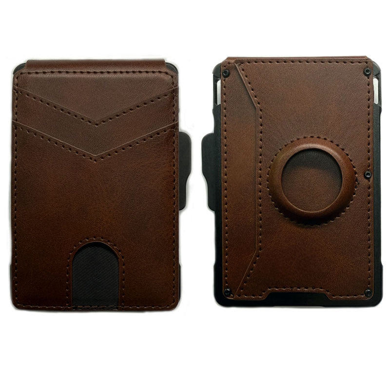 Porte-cartes pour hommes Portefeuille Cartouche en fibre de carbone de grande capacité