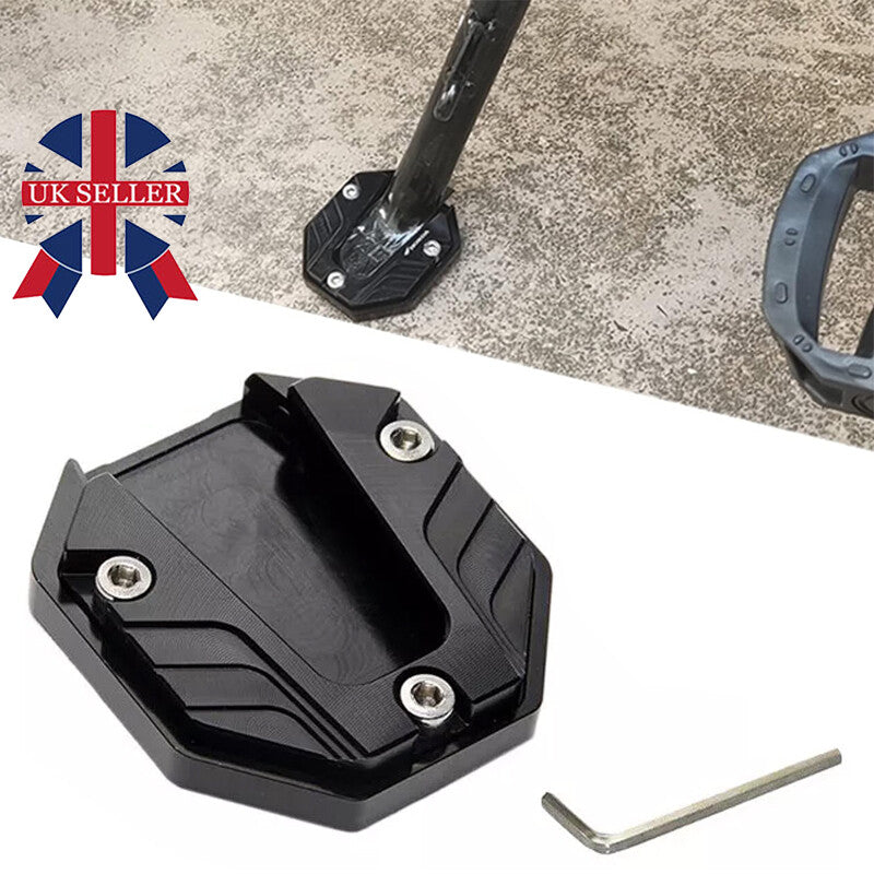 Scooter moto CNC Support latéral agrandir Plaque de pied Kickstand Extension Pad 1PC