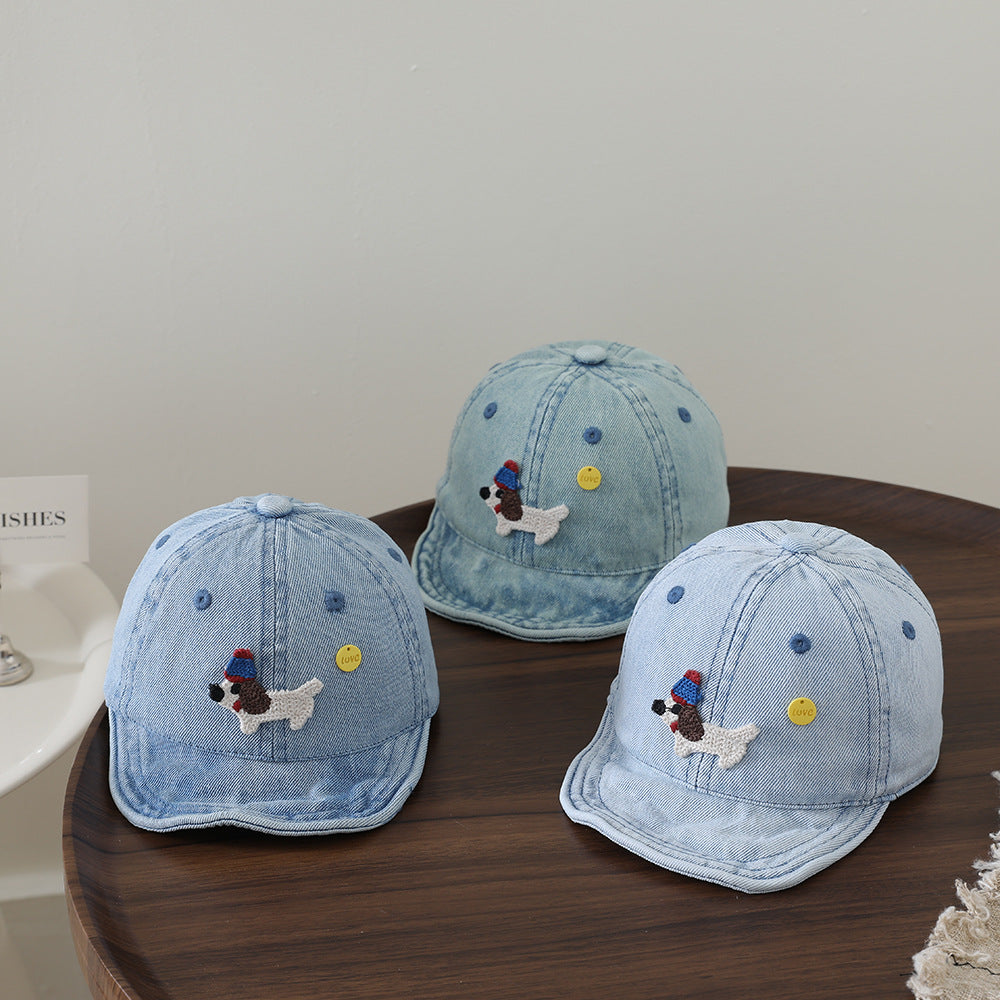 Chapeau croustillant brodé à la mode de style coréen