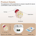 1Aids auditifs numériques rechargeables Pair In-Ear Invisible Sound Voice Amplificateur UK