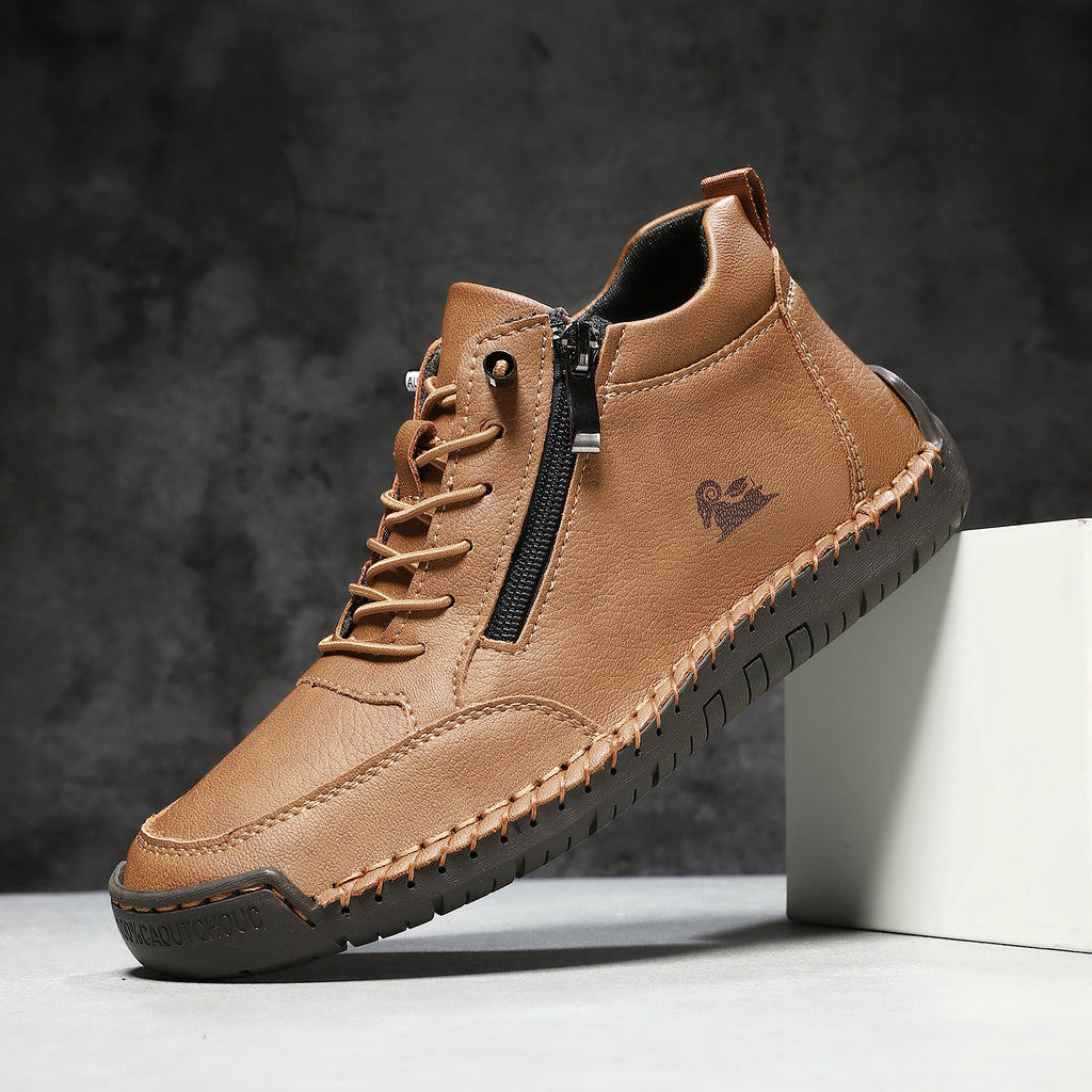 Chaussures femmes cousues à la main Soft Sole Plat Casual