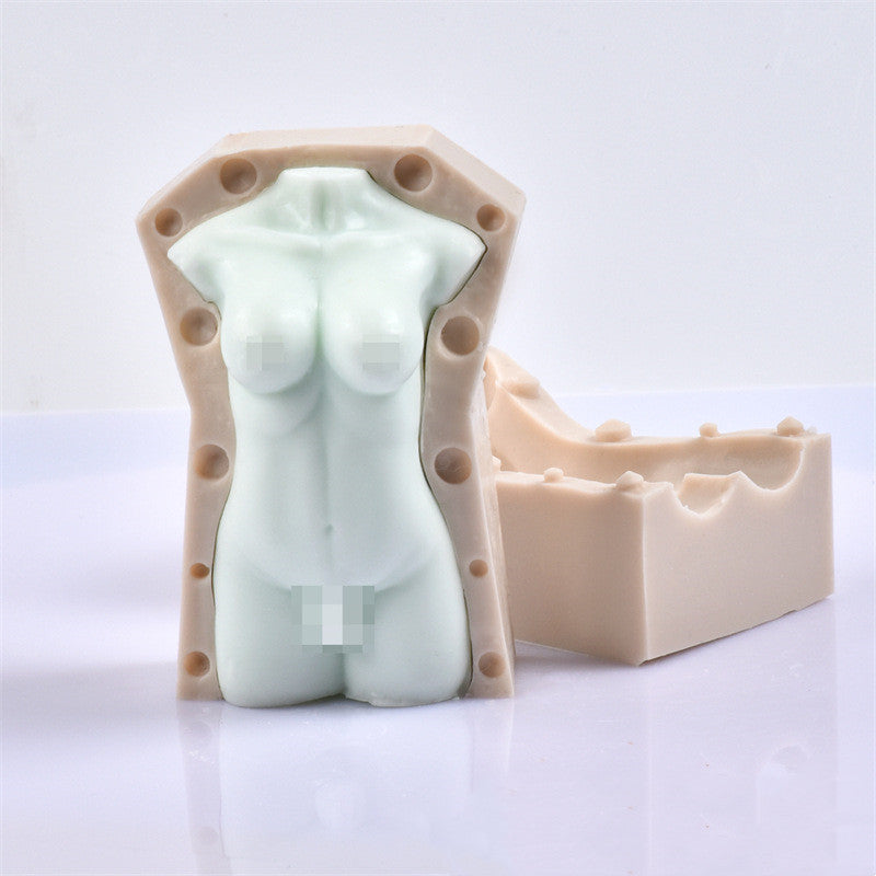 Bougie de corps en silicone Aromatherapy Plaster Silicone Size Model