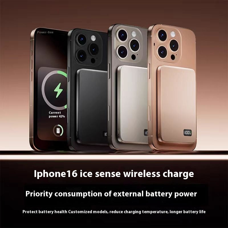 Wireless Magnetic Mobile Power Ultra-mince Applicable Montre de charge externe