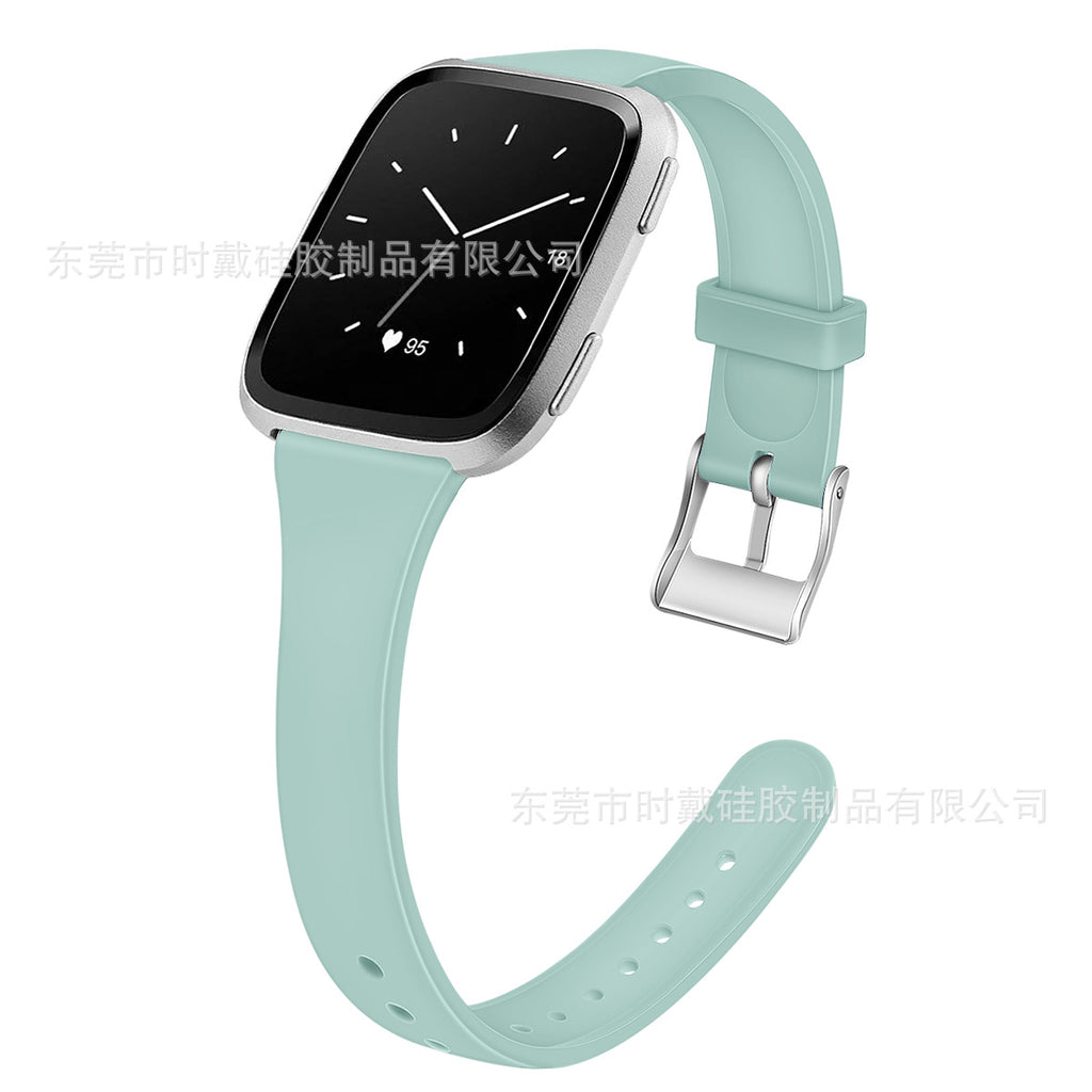 Bracelet en silicone Smart Watch Shrink Silicone Solid Color Watch Band