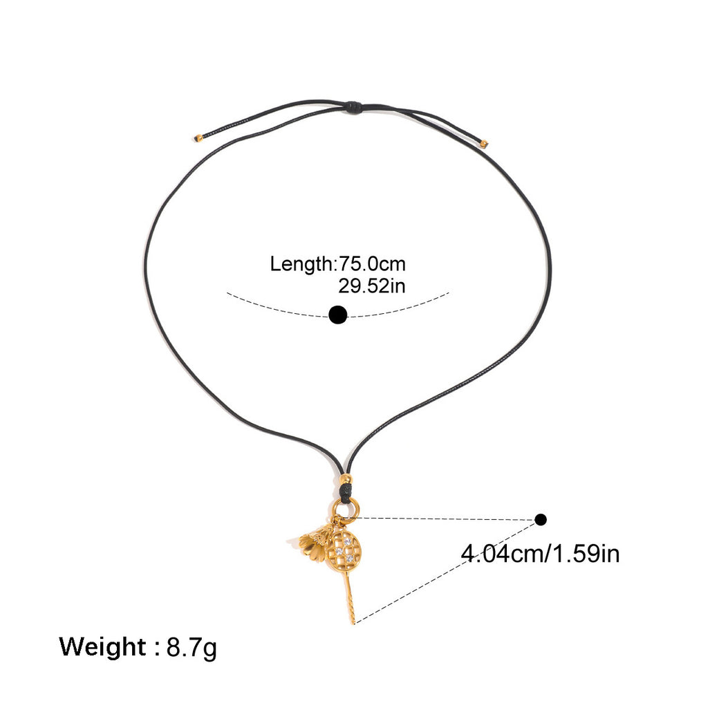Collier en acier inoxydable pour femmes