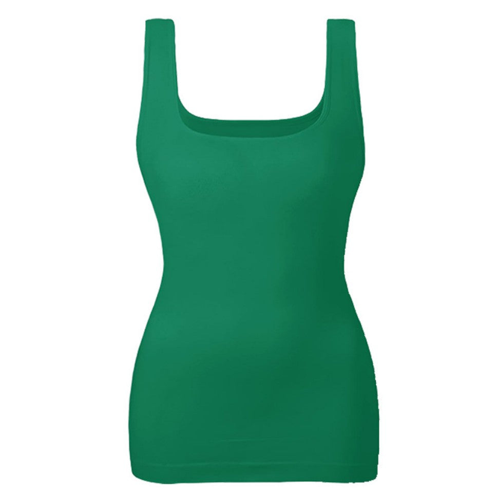 Tummy Control Femme Formewear Tank Tops Seamless Square Neck Compression Tops Slimming B