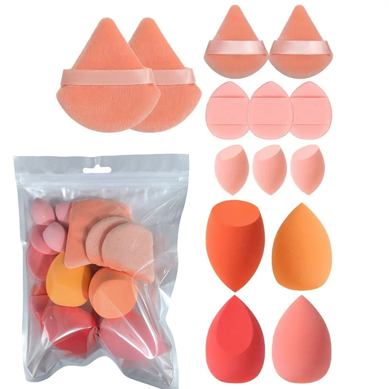 Ensemble d'oeufs de maquillage à éponge ultra-soft 14 pièces