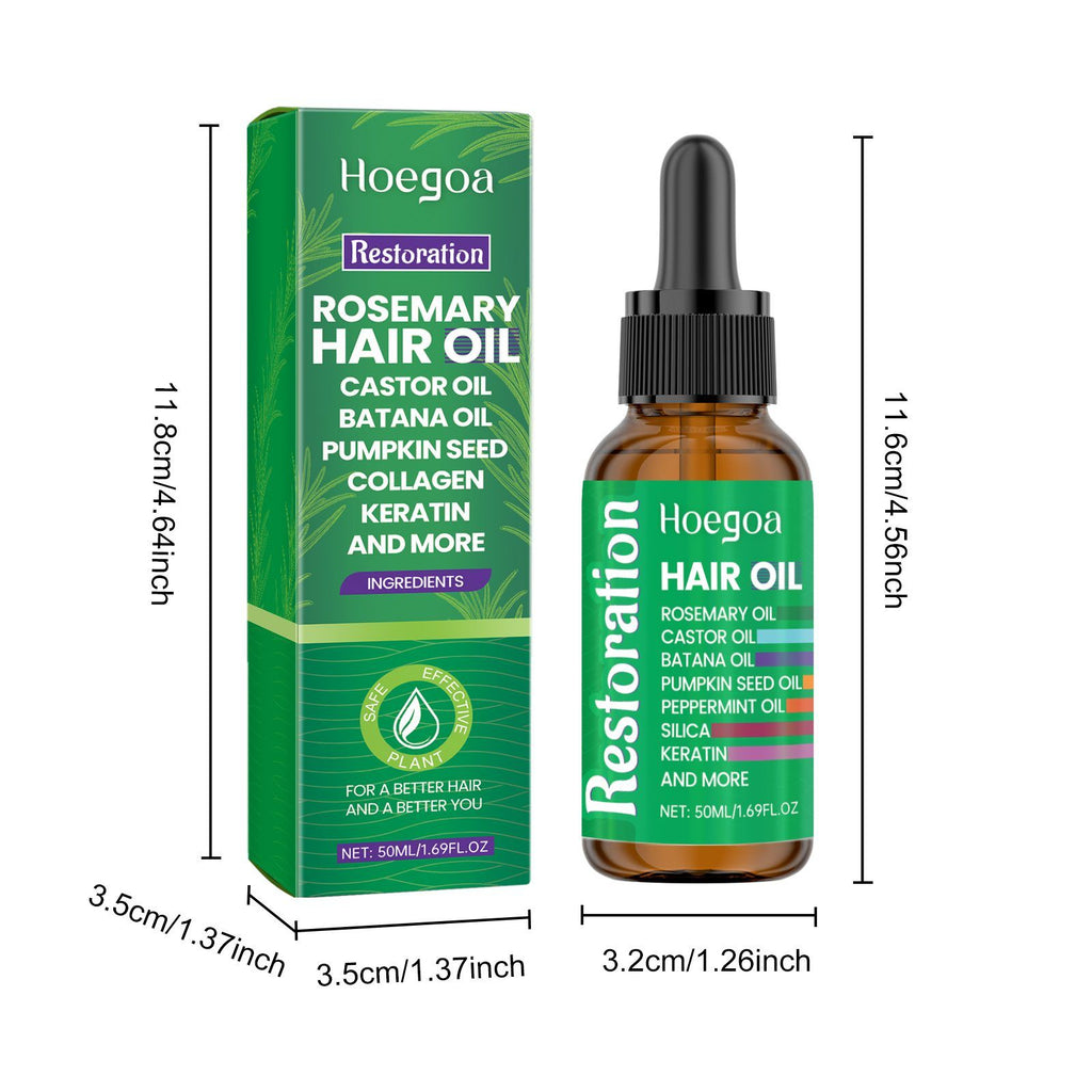 Huile de soin des cheveux romarins HOEGOA