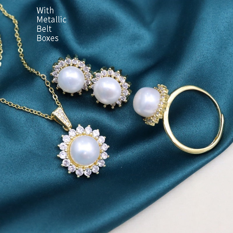 Perle d'eau douce Simplicité Collier Tout-Match