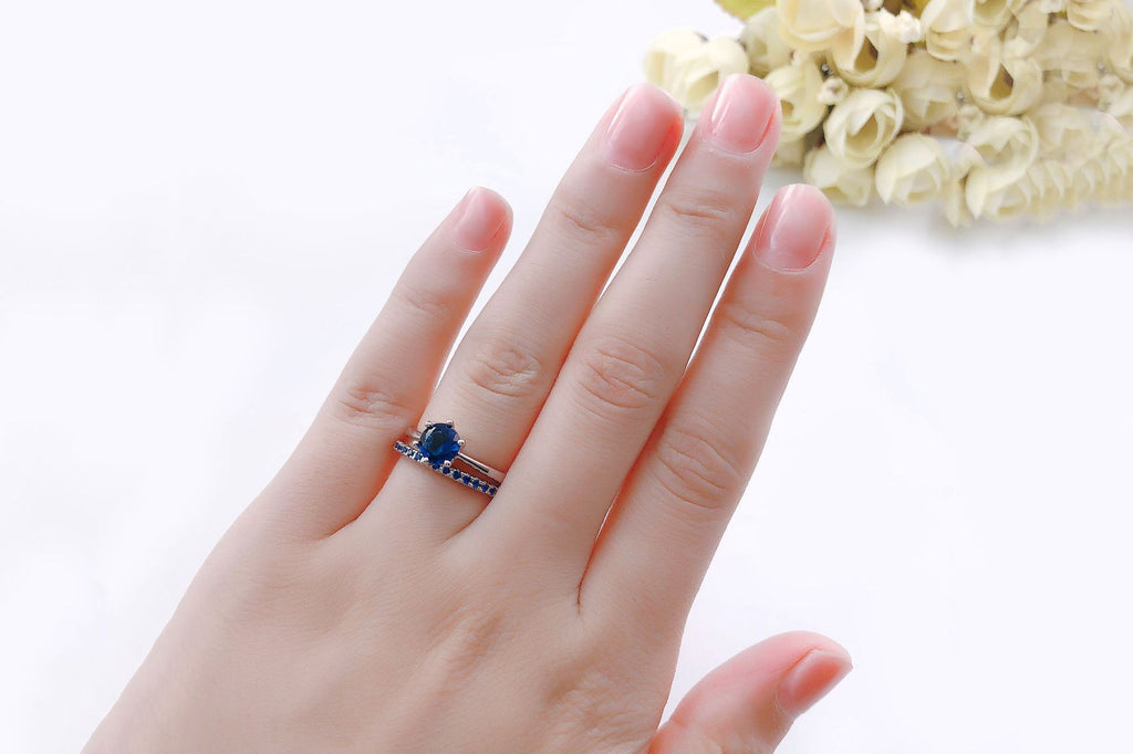 Zircon Micro Set Gold plaqué six griffes anneau