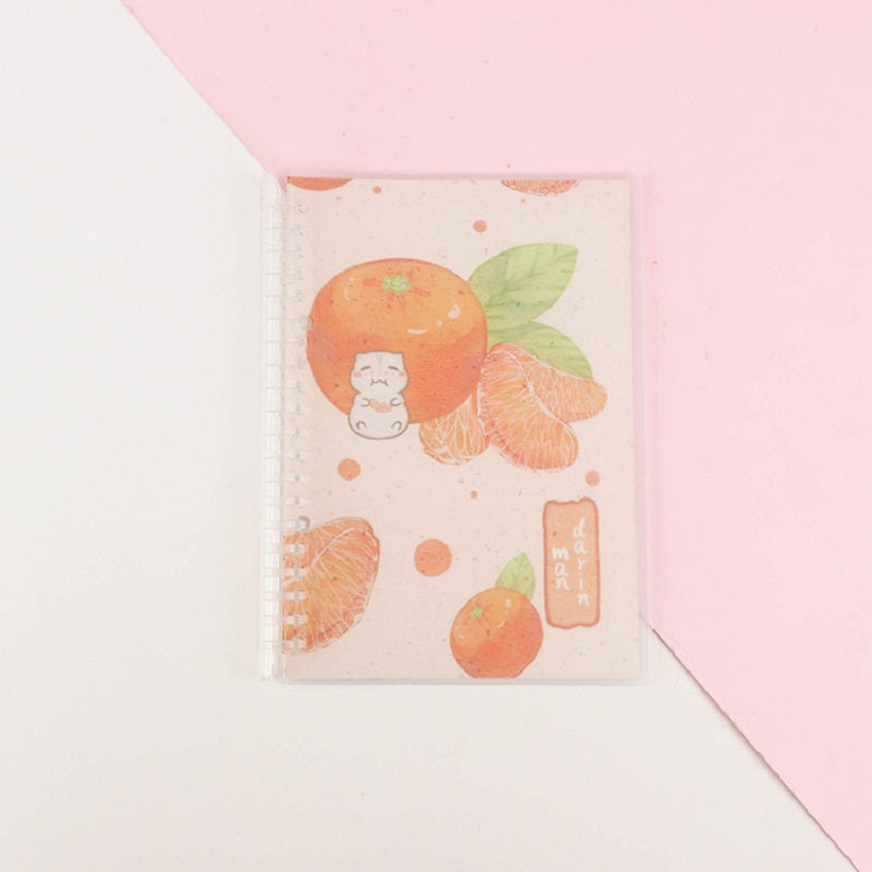 Ledger à main ensemble mignon feuille libre carnet pour les enfants étudiants