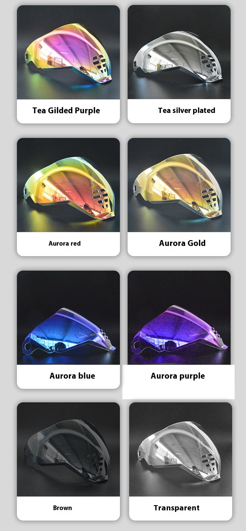 Convient pour Icon Ghost Casque Airflite moto pièces Jour et nuit Universal El