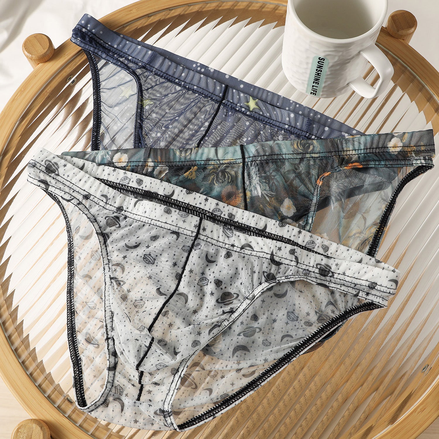 Ice Silk Slip Homme nouveau style Impression personnalisée Respirant