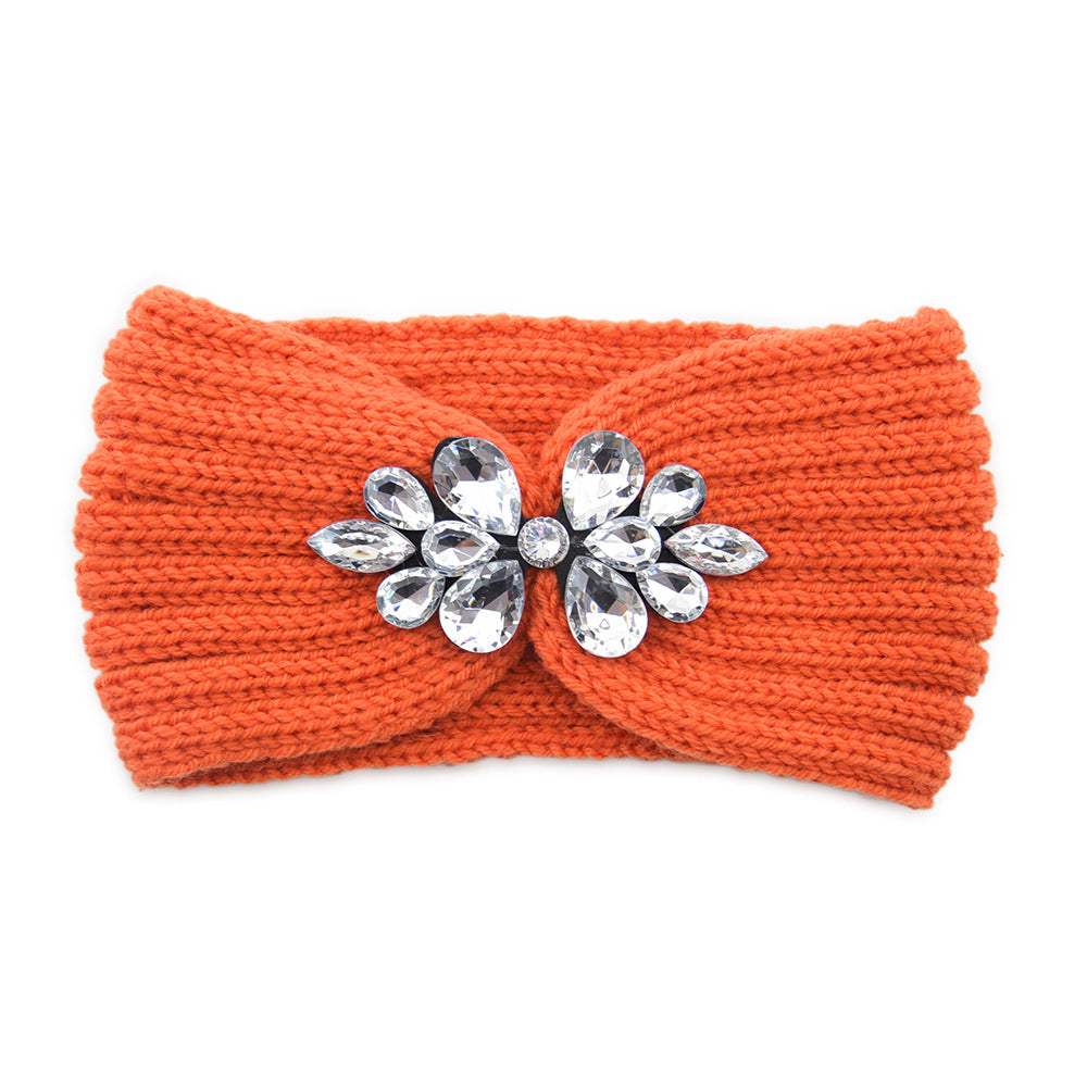 Exercice de lavage du visage Yoga Bandeau de laine chaude